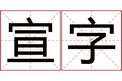 宣名字意思